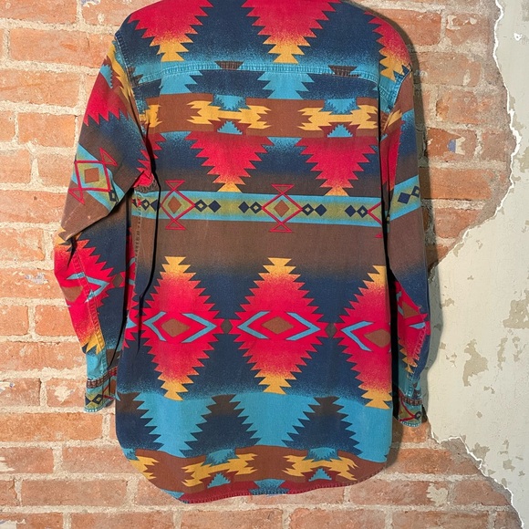 Woolrich Multicolor Geometric Cotton Shirt - Picture 2 of 3